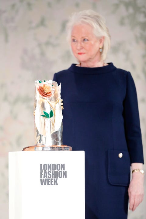 The Queen Presents The Inaugural Queen Elizabeth II Award For British Design At London Fashion Week