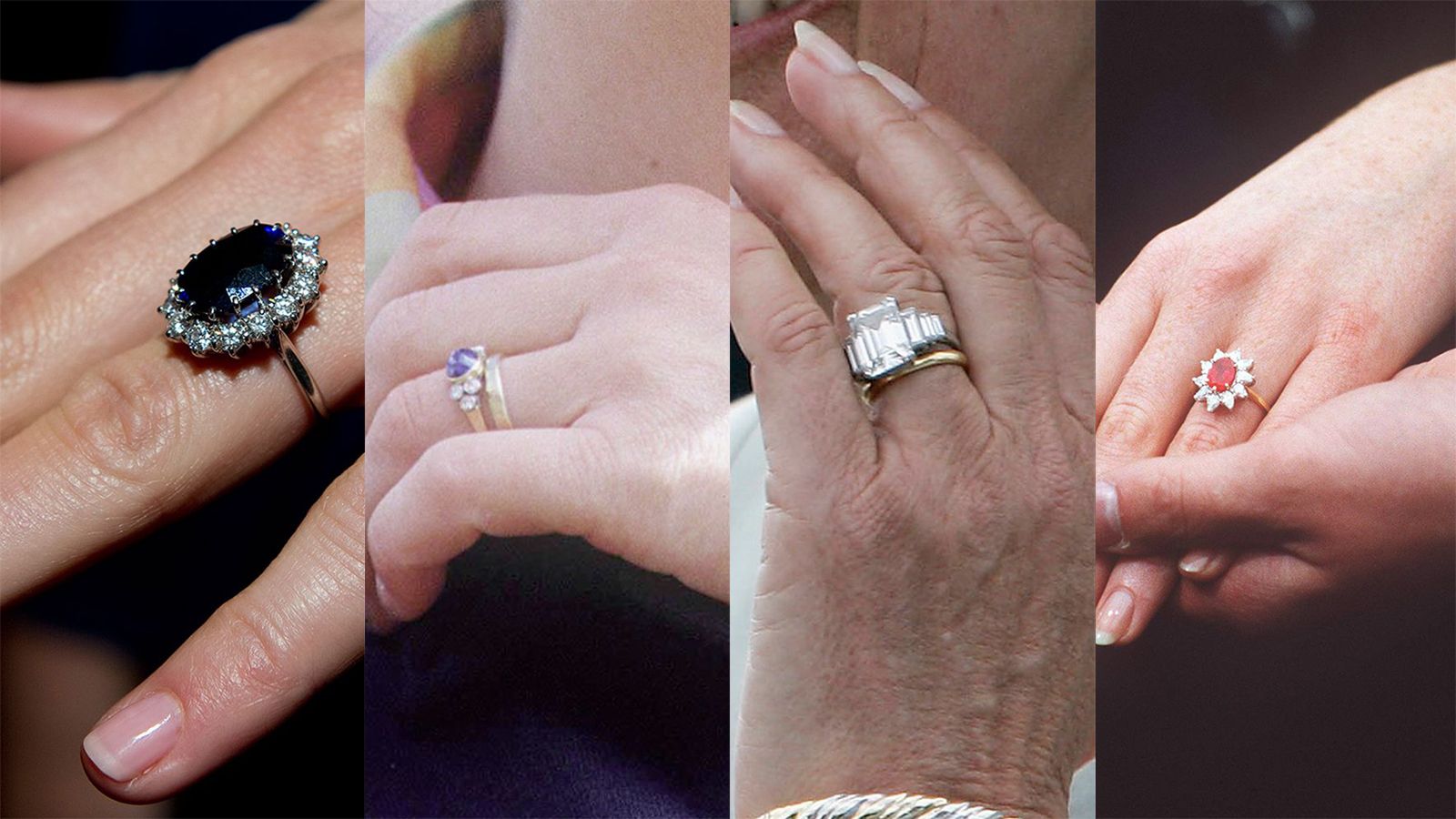 Here S What The British Royal Engagement Rings Look Like
