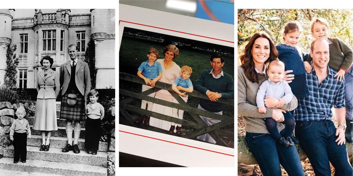 Royal family Christmas cards through the years