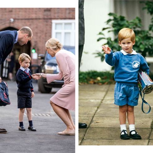 royal family, school, first day
