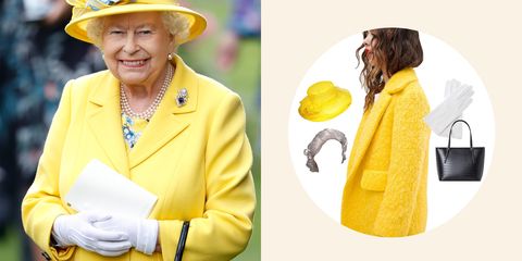 Yellow, Clothing, Outerwear, Headgear, Hat, Neck, Personal protective equipment, Costume, Sleeve, Raincoat, 