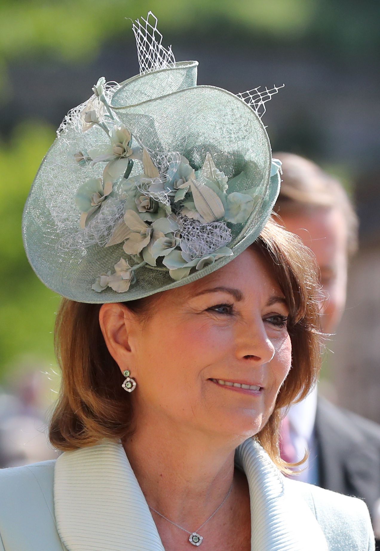 carole middleton wedding outfits