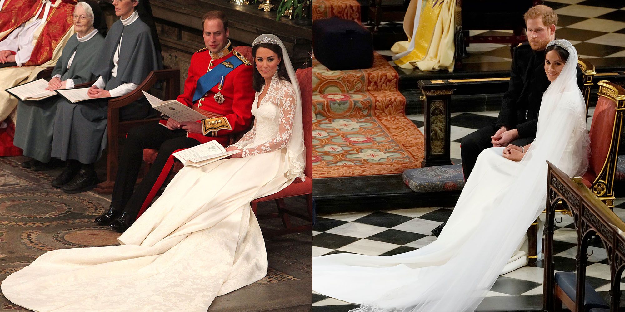 A Royal Wedding Comparison 8 Times Harry And Meghan S Wedding Looked Just Like William And Kate S