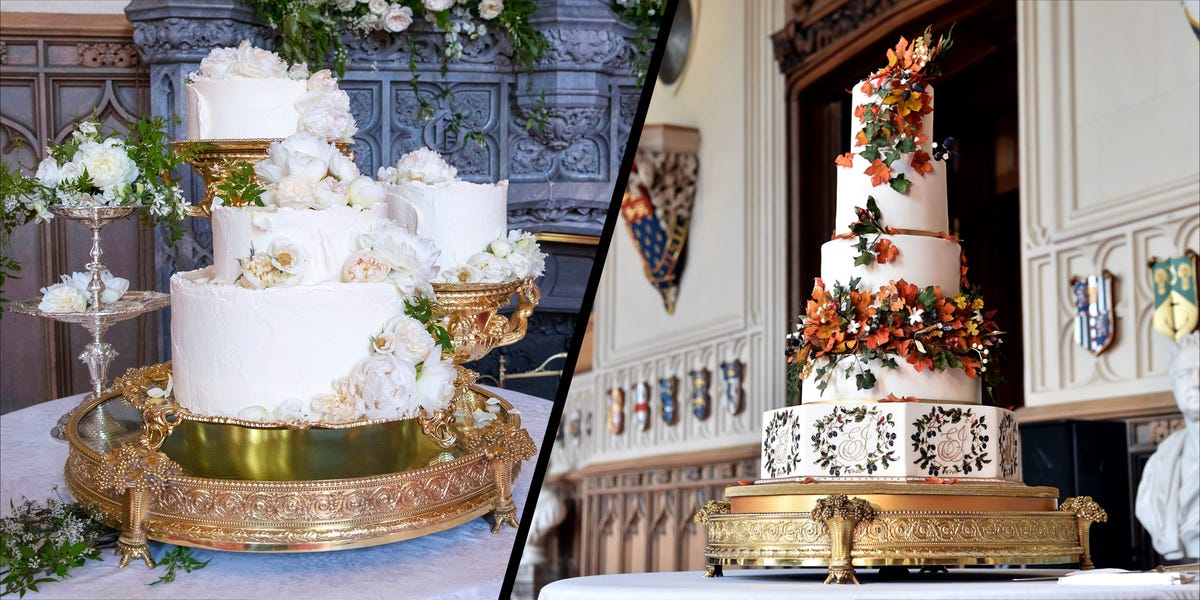 Royal Wedding Cake How Princess Eugenie S Wedding Cake Compares To Those At Other Royal Weddings