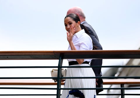 The Duchess of Cambridge and the Duchess of Sussex attend Wimbledon ...