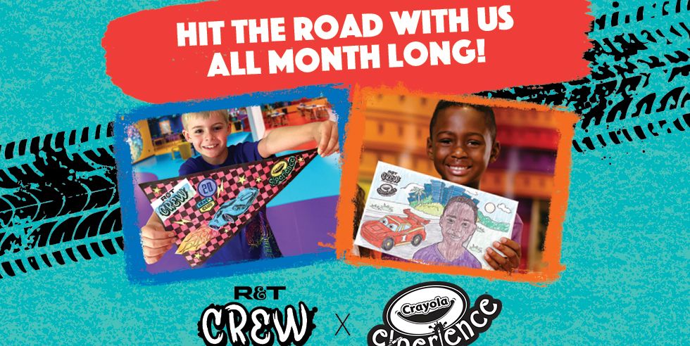 R&T Crew Is Teaming Up with Crayola Experience, Invites Families