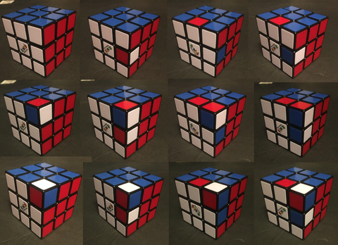 rubik's cube, puzzle, symmetry, games, pattern, square, mechanical puzzle, toy,