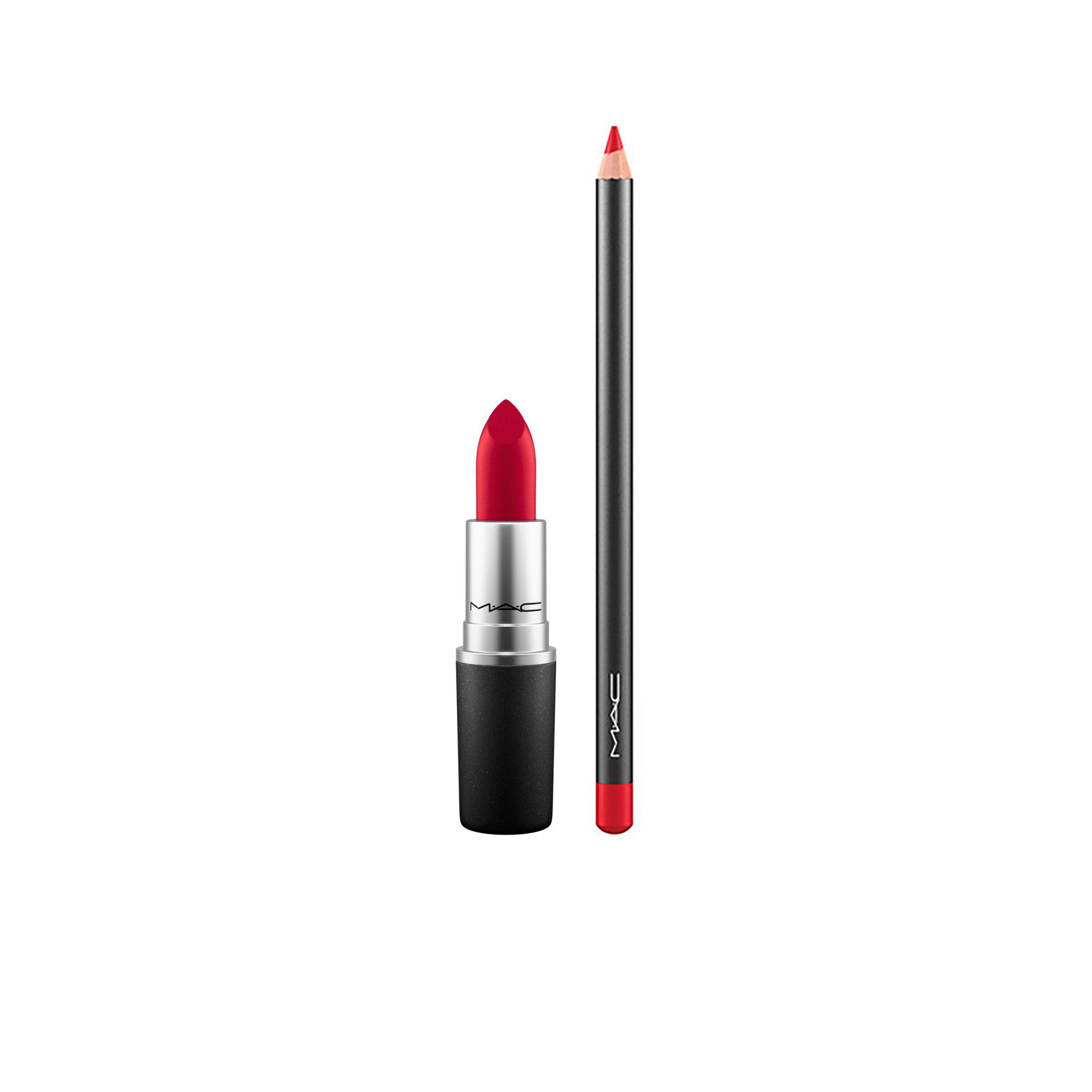 mac ruby woo lip pencil