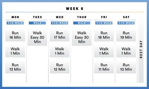 eight week walk to run program