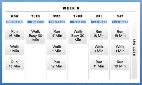 eight week walk to run program