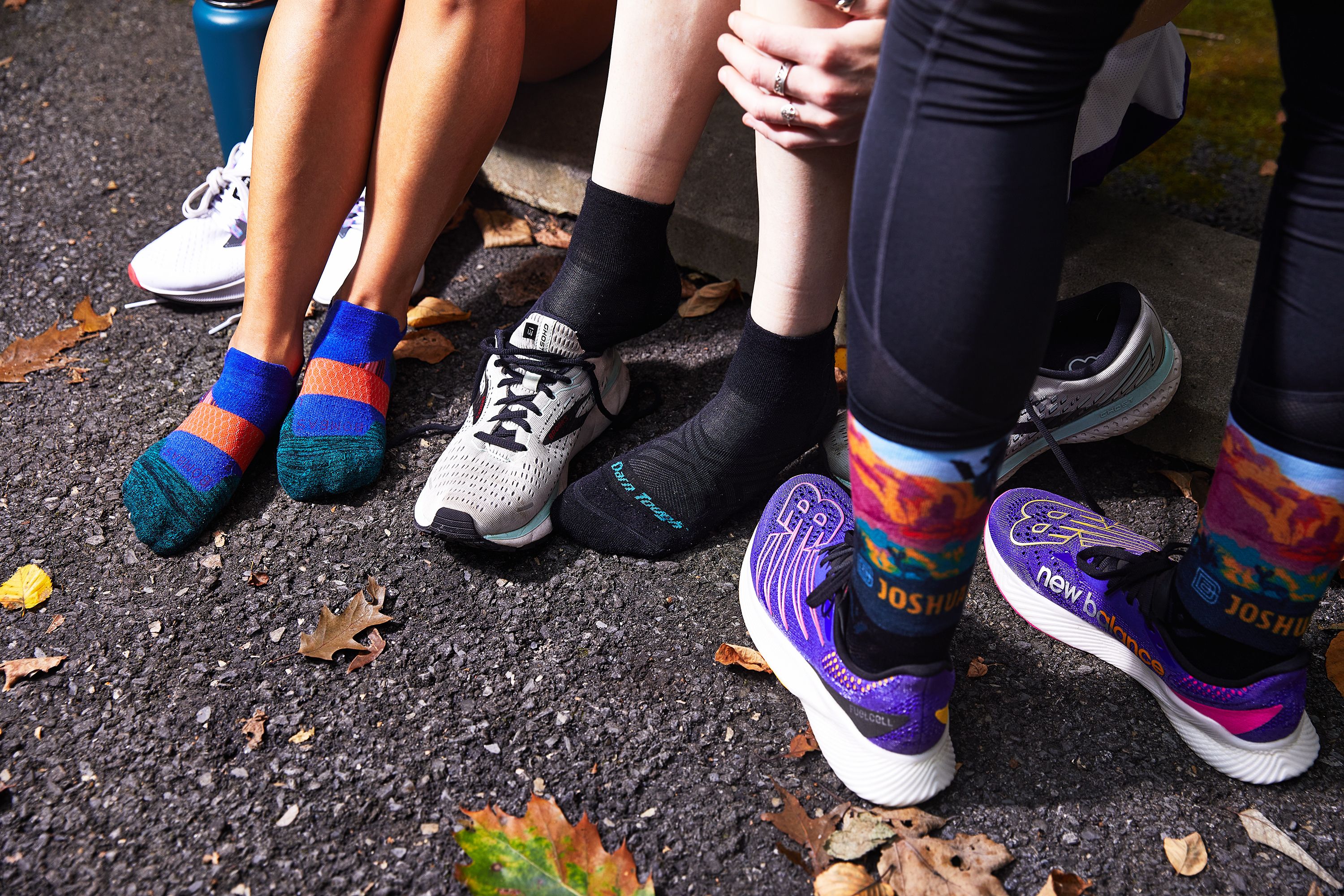 Breathable Sport Socks Men Women Printed Sneakers Comfortable Running Cycling 