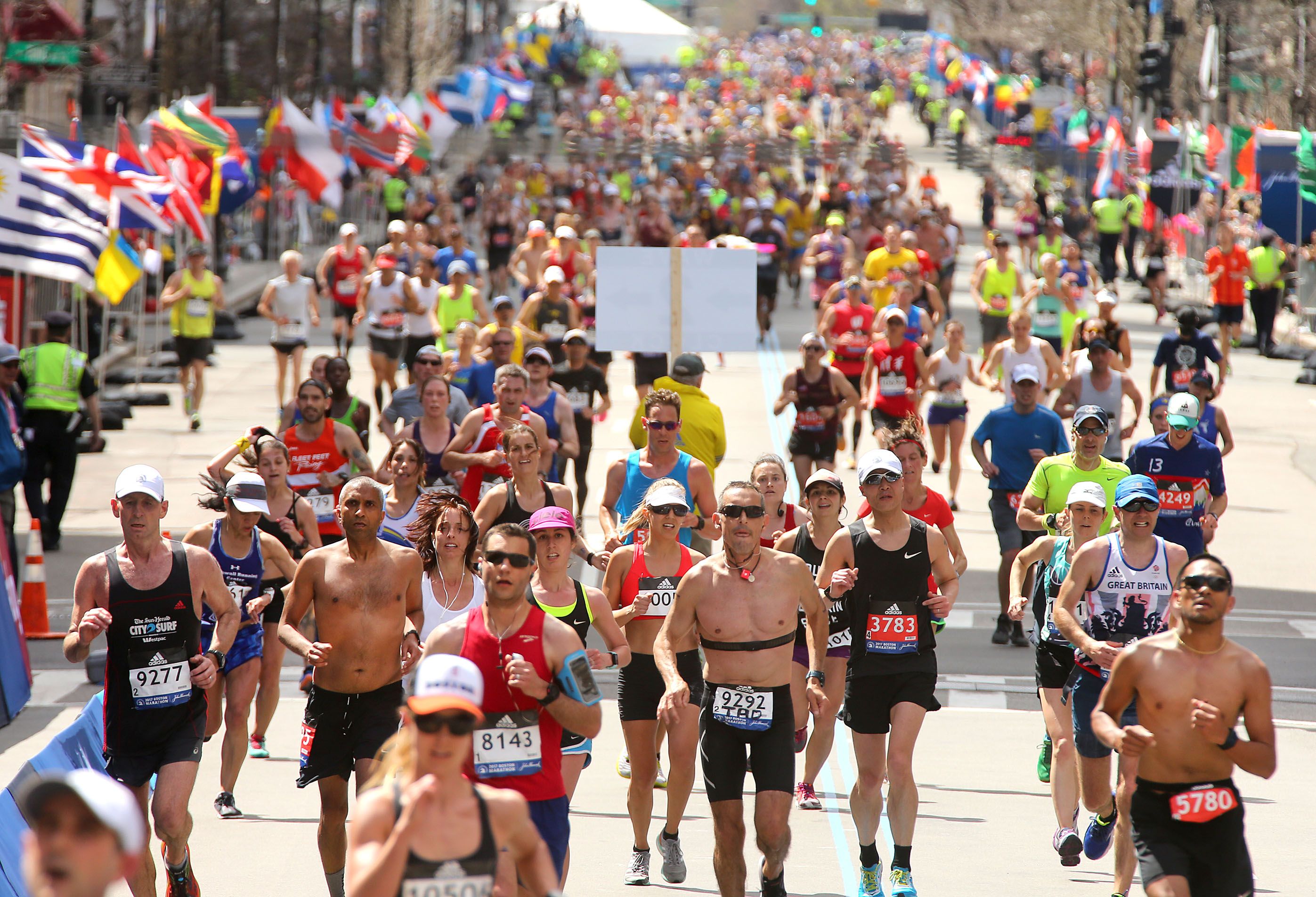 The 2016 Boston Marathon- Told by Cheetahs…