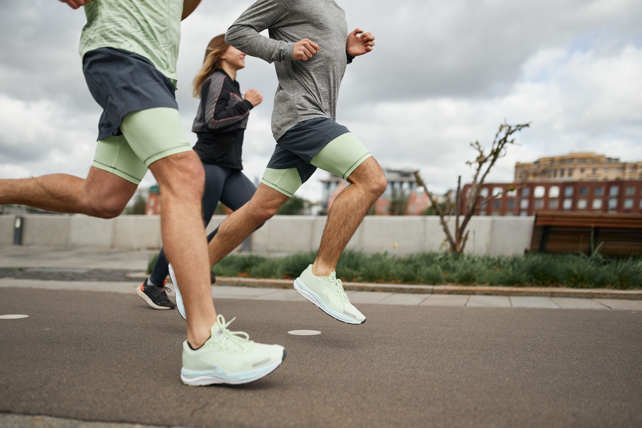 XKMON Zapatillas de Running para Hombre Mujer Zapatos para Correr Respirable Sneakers 