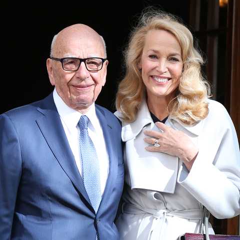 Wedding Of Rupert Murdoch And Jerry Hall