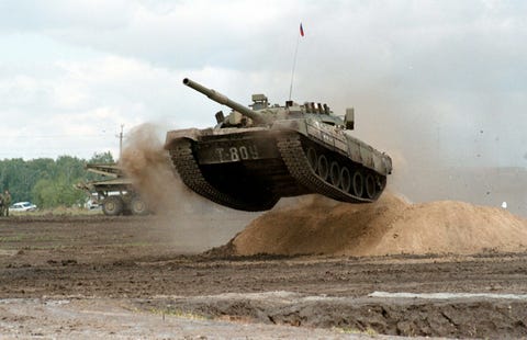 Watch a Russian Tank Battalion in Full Attack