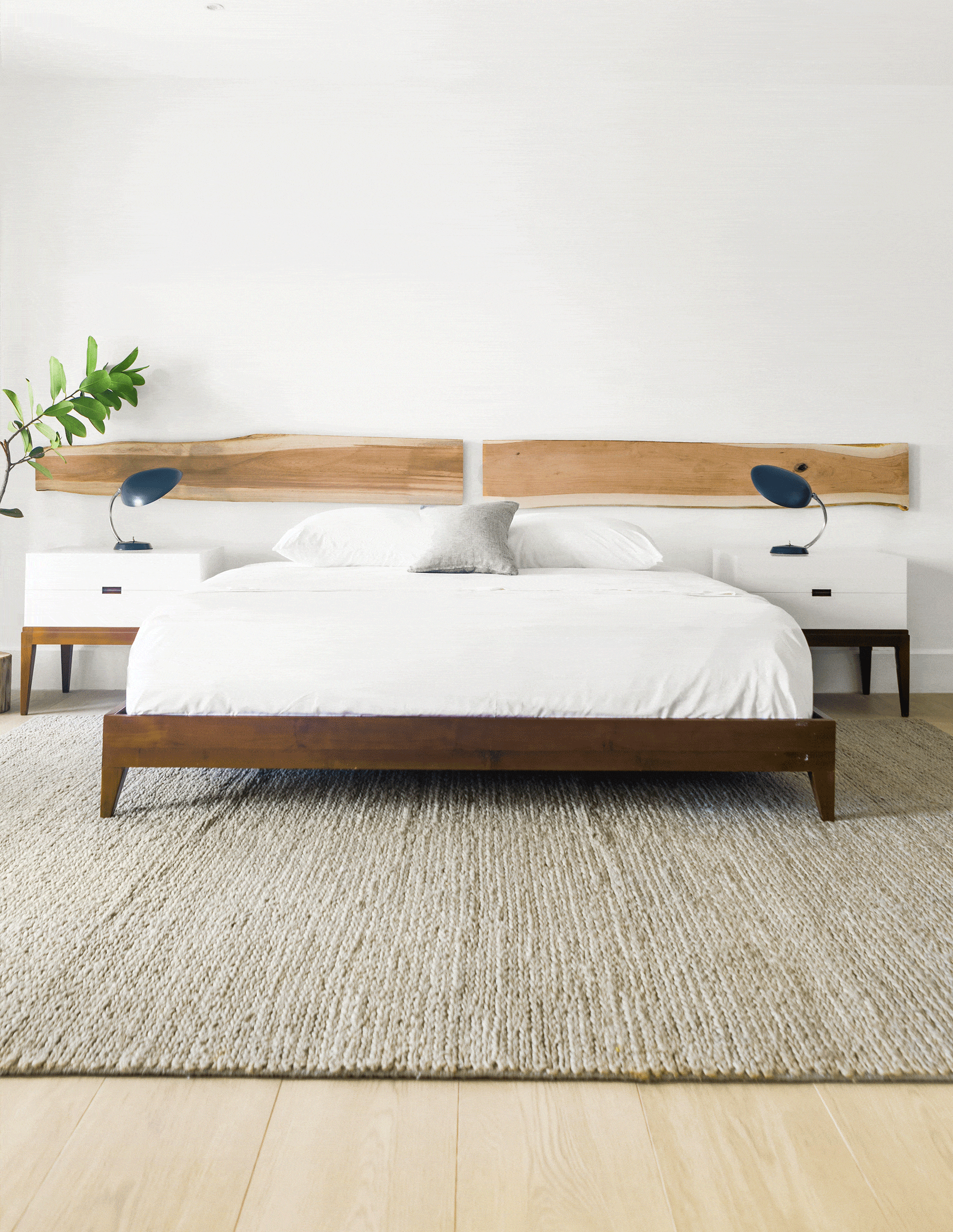 14 Rustic Bedroom Ideas, White Rustic Bed Frame