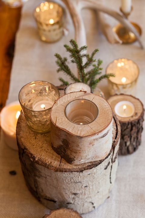 20 Easy Rustic Centerpieces For Winter - Christmas Table Decorations