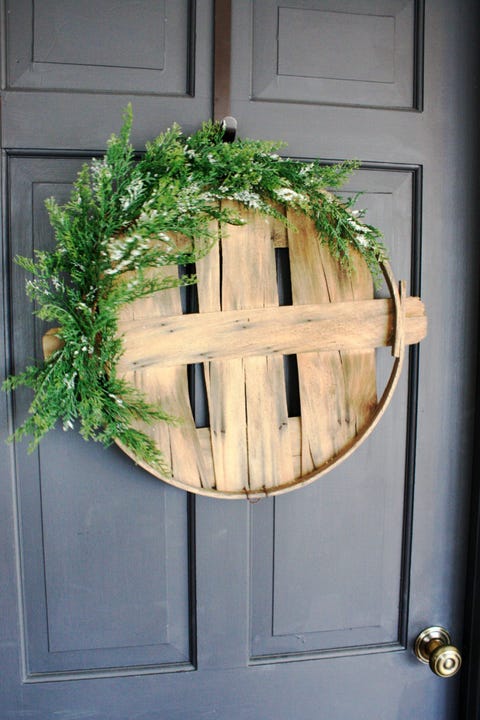 rustic christmas decorations wreath