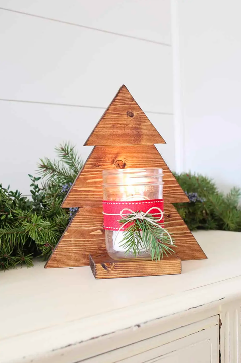 rustic christmas decorations tree