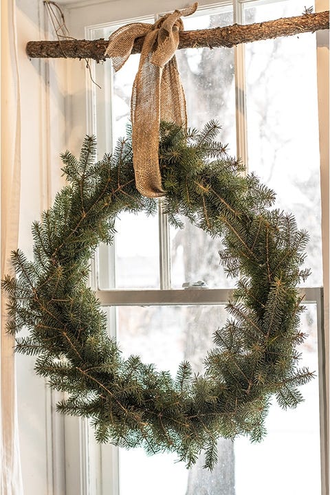 rustic christmas decorations wreath