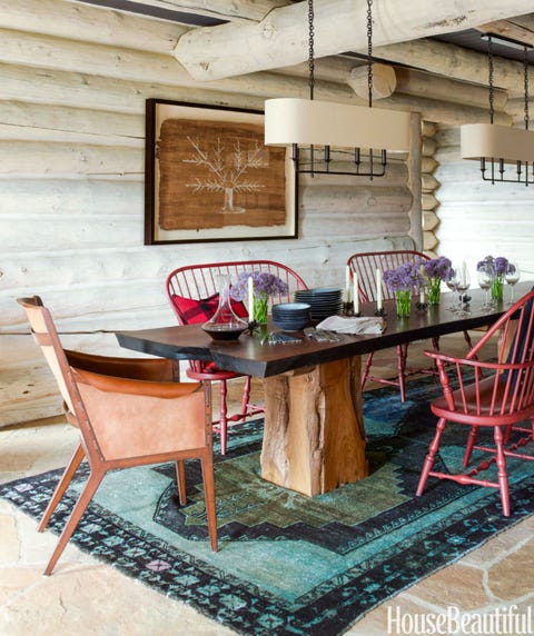 rustic dining room