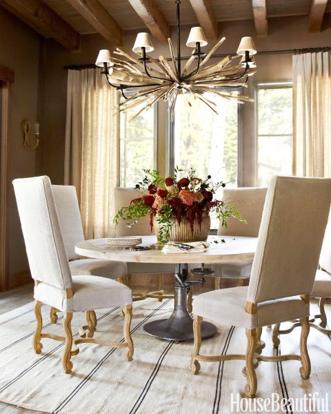 rustic dining room