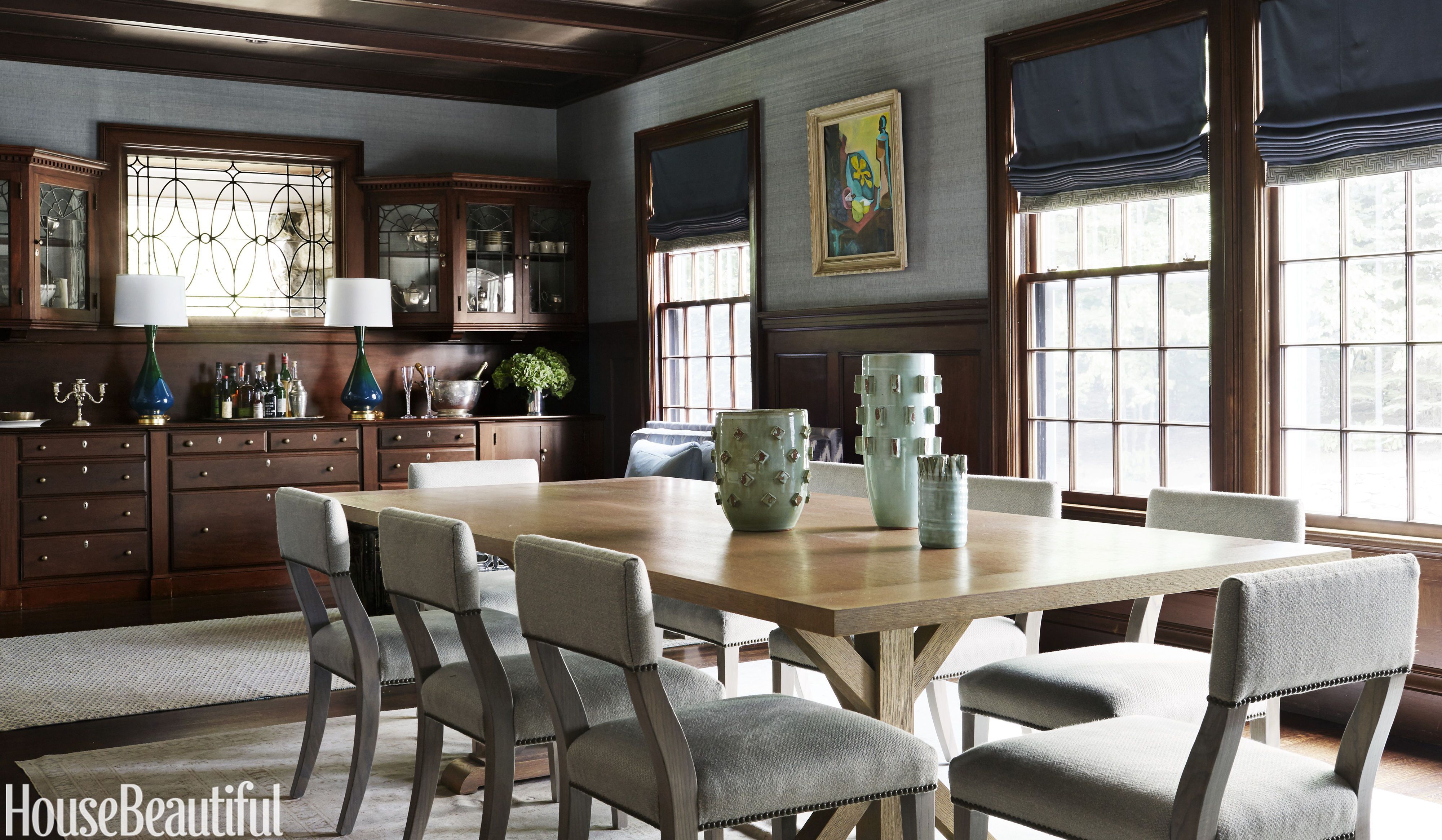 rustic formal dining table