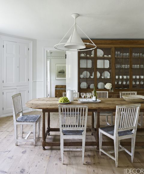 25 Rustic Dining Room Ideas Farmhouse, Country Cottage Dining Room Table