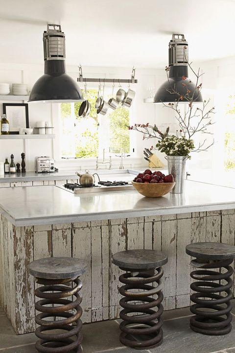 Modern Country Rustic Kitchen Decor Ideas, Awesome Rustic Kitchen Islands