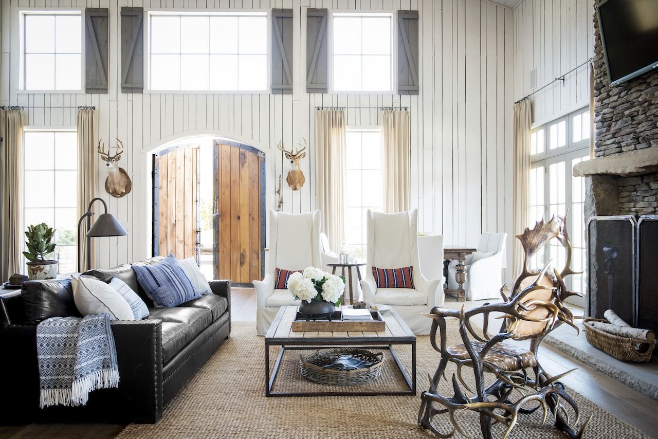 rustic living room paint