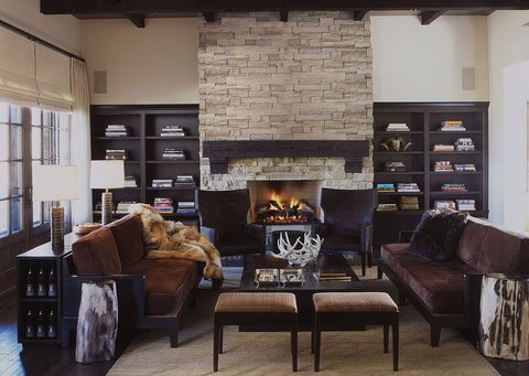 35 Best Rustic Living Room Ideas, Rustic Living Room Setup