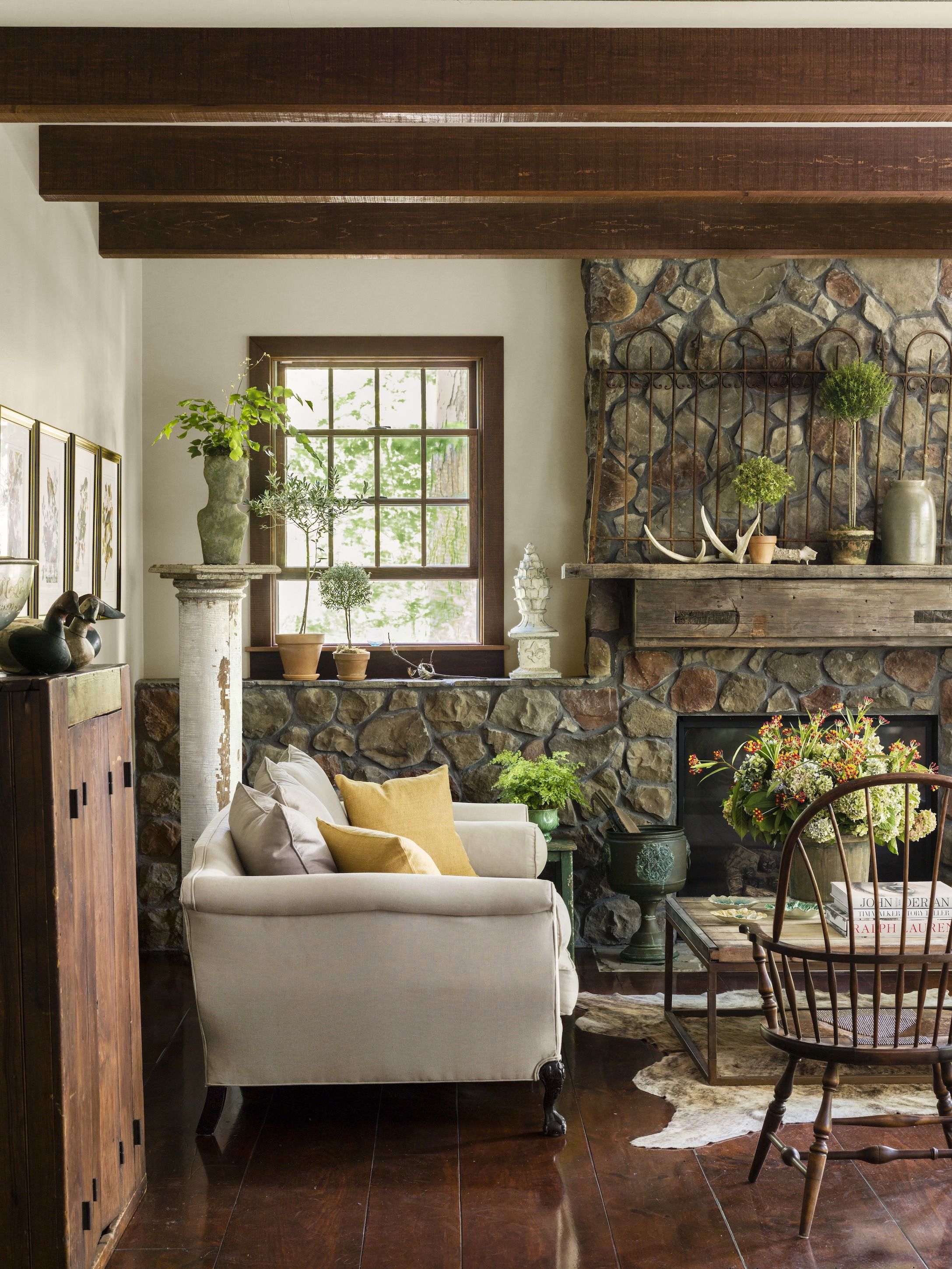 rustic living room paint