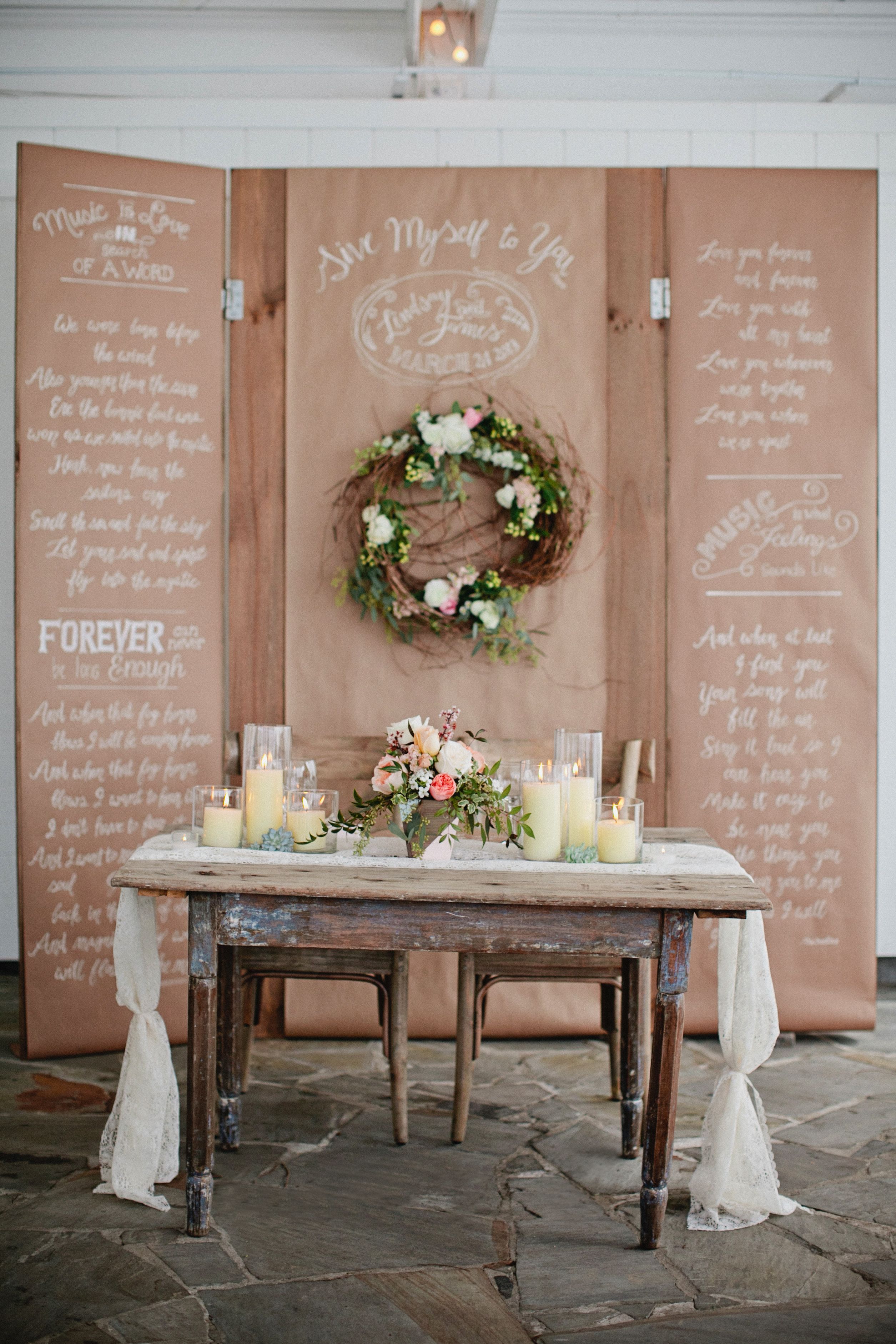 country style wedding