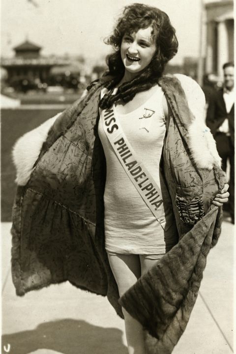 original caption miss ruth malcomson, representing the quaker city as miss philadelphia, defeated miss columbus this year and won the golden mermaid trophy as miss america  most beautiful american girl in the annual national beauty contest at atlantic city, new jersey photo by george rinhartcorbis via getty images