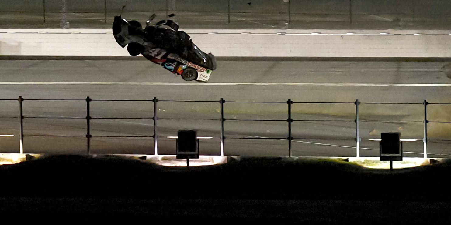 What Goes Through a NASCAR Driver's Mind When His Car Goes Airborne