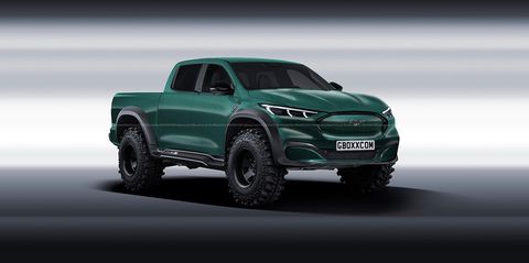 Ford Mustang Mach-E pick-up - render