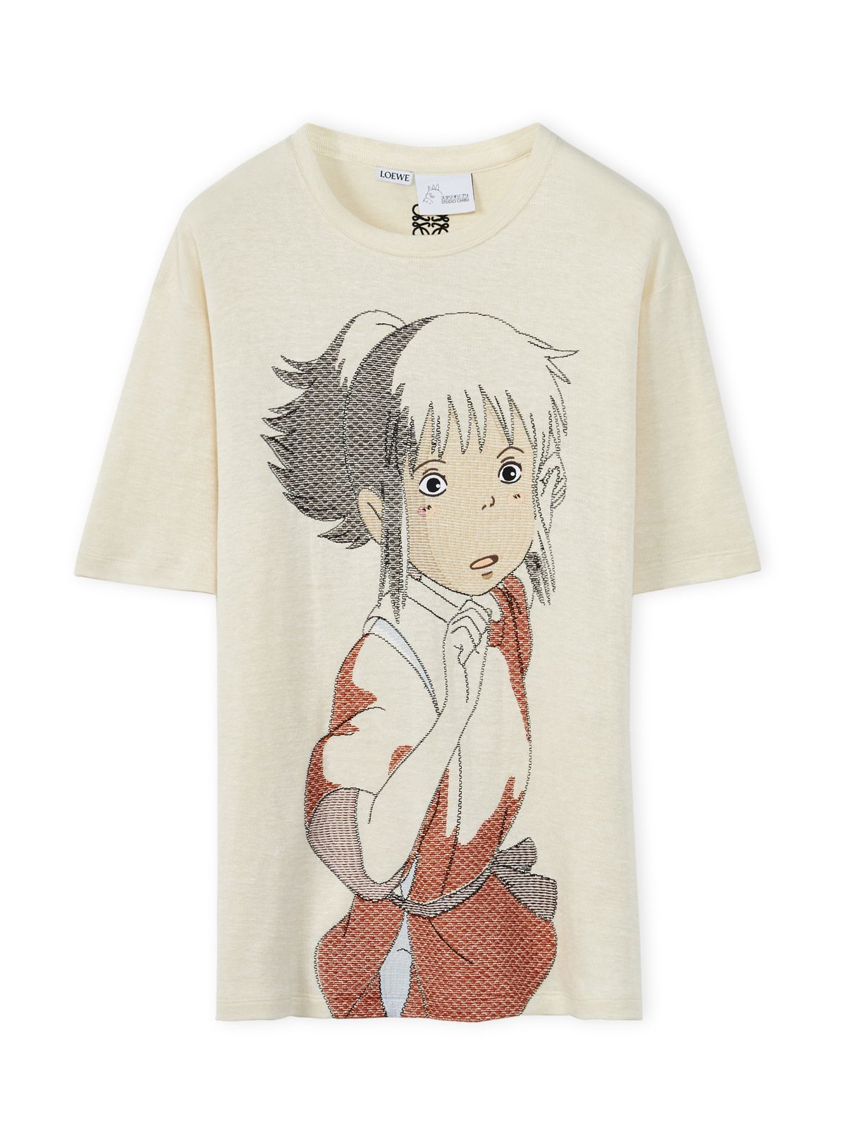 限定品】LOEWEロエベ x スタジオジブリ(千と千尋の神隠し)Tシャツ-