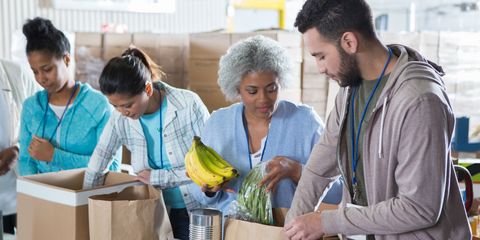 food banks help feed the community
