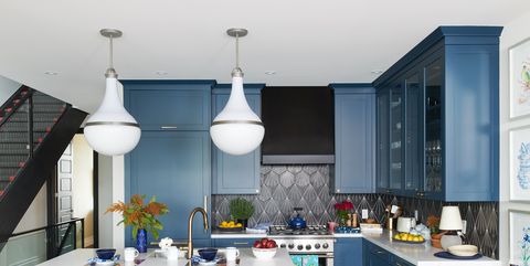 40 Blue Kitchen Ideas - Lovely Ways to Use Blue Cabinets ...
