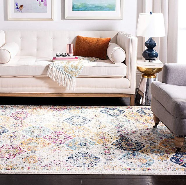 safavieh area rug in living room