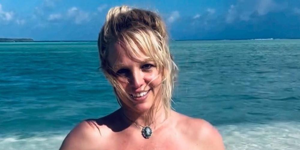 Britney Spears Just Posted a Series of Totally Naked Beach Photos on
