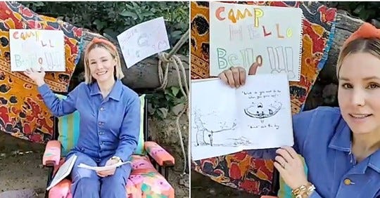 Kristen Bell And Dax Shepard’s Virtual Camp For Kids Is Hiring Camp Counselors