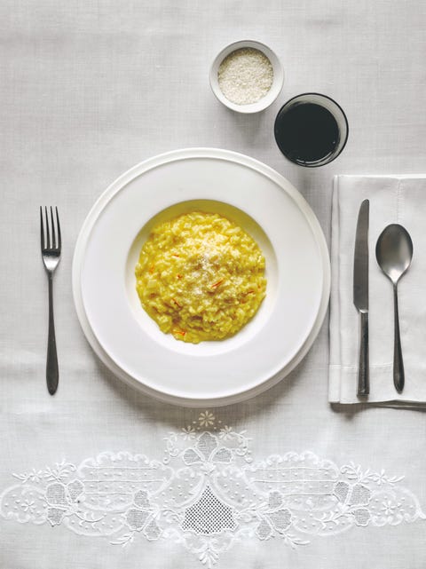 Saffraanrisotto alla Milanese - De Zilveren Lepel recepten uit de zilveren lepel