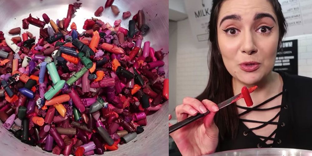 YouTuber Safiya Nygaard Melted Every Single Lipstick In 