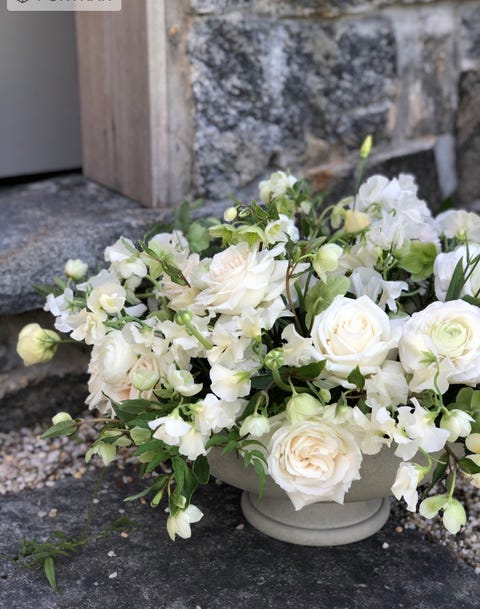 Beautiful White Flower Arrangements White Centerpiece Ideas 0618