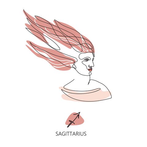 sagittarius zodiac sign the symbol of the astrological horoscope
