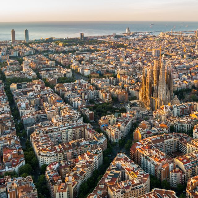 vista aérea de barcelona