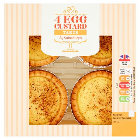 By Sainsburys Egg custard tart