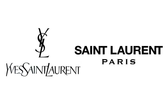 Celine Balmain Ysl Logo Changes The Evolution Of The Fashion Logo