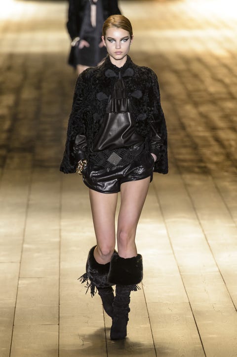 Looks From Saint Laurent Fall 2018 PFW Show – Saint Laurent Runway at ...